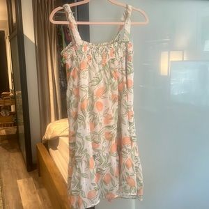 Citrus print Sadie and Sage mini dress - size large